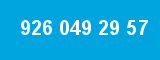 926 049 29 57 926 049 29 57